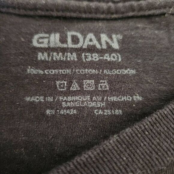 Gildan M black casual t-shirt Thats What I Do Read Books Know Things book worm - Picture 4 of 4